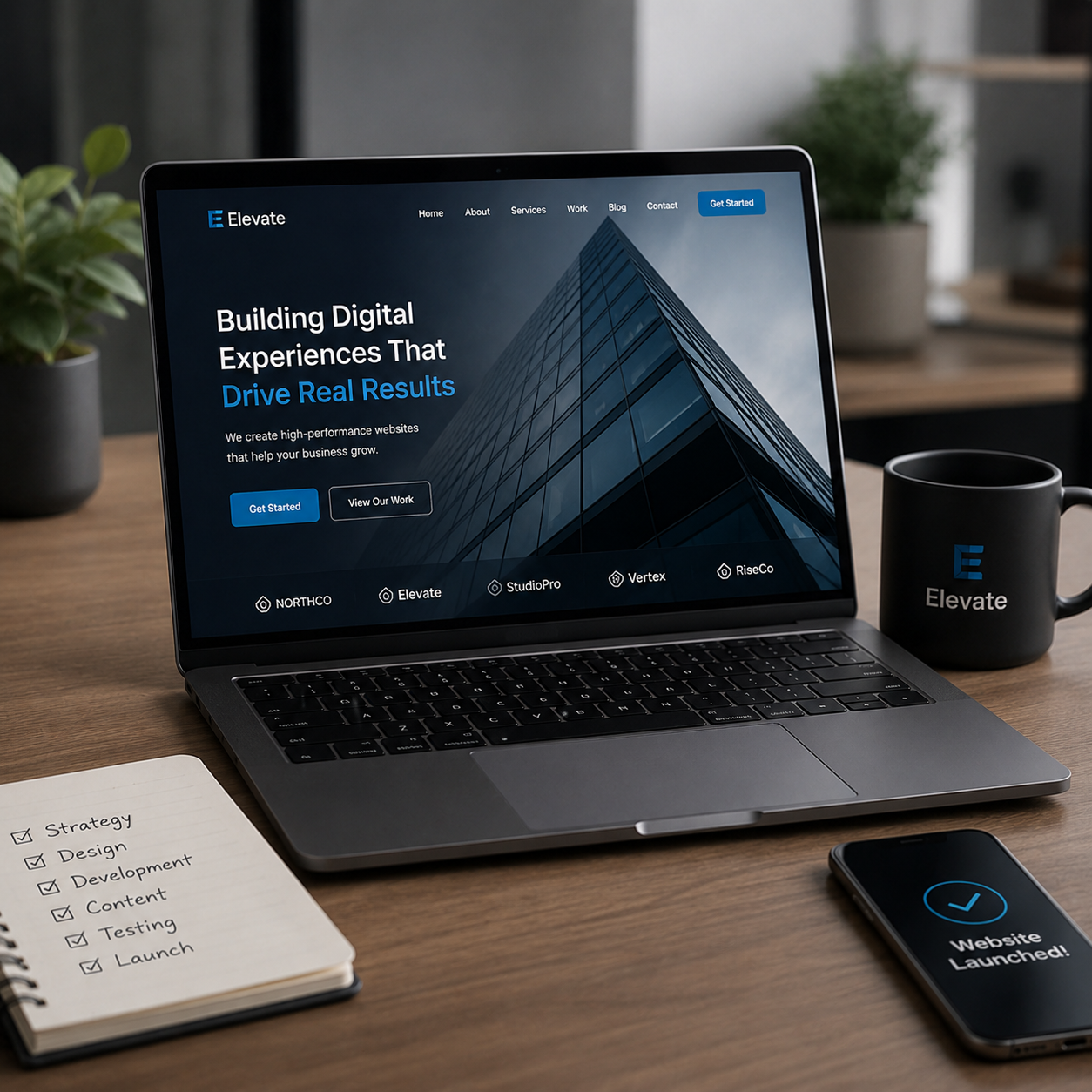 Complete website build and launch